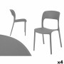 Chaise empilable Gift Decor PP-637-G PP-637-G 4 Unités