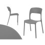 Chaise empilable Gift Decor PP-637-G PP-637-G 4 Unités