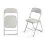 Chaise Pliante Gift Decor 10925 10925 Gris 43 x 46 x 78 cm 88 x 6,5 x 45 cm (6 Unités)