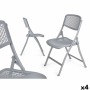 Chaise Pliante Gift Decor ZJ-Y59GR ZJ-Y59GR Gris 59 x 50 x 82 cm 108 x 13,5 x 50 cm (4 Unités)