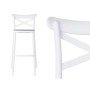 Tabouret Gift Decor PC-175B PC-175B Blanc Gris polypropylène Rotin 41 x 103 x 52,5 cm (4 Unités)