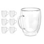Tasse mug Vivalto OCT-DG2225L OCT-DG2225L Transparent 340 ml (6 Unités)