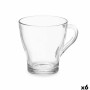 Tasse de café et de thé Vivalto 1 1 Transparent verre 280 ml (6 Unités)