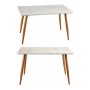 Side table Brown White Marble Metal Melamin DM (70 x 120 x 75 cm)
