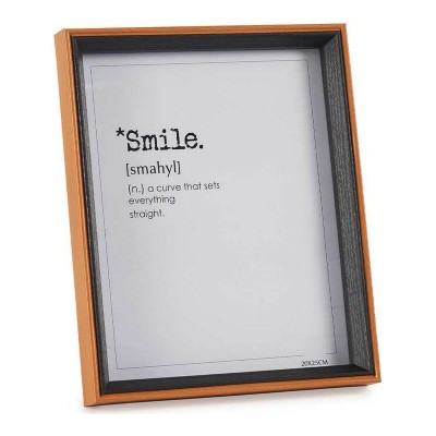 Cadre photo Gift Decor 625663C 625663C Marron Noir Verre Bois MDF