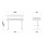 Desk Mark Adler MA-Leader 8.2 White White
