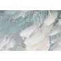 Cadre Home ESPRIT Blanc Beige Turquoise Abstrait Plage 102,6 x 4,3 x 142,6 cm (2 Unités)