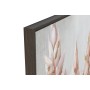 Painting Home ESPRIT Green Orange Pink Dark grey Flower Shabby Chic (2 Units)