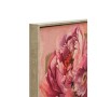Cadre Home ESPRIT Rose Fleurs Velours Shabby Chic 103 x 4,5 x 143 cm