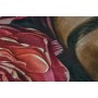 Painting Home ESPRIT Pink Flowers Velvet Shabby Chic 103 x 4,5 x 143 cm