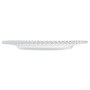 Assiette plate Home ESPRIT Transparent Verre 27 X 27 X 2,6 CM