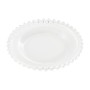 Assiette plate Home ESPRIT Transparent Verre 15,6 x 15,6 x 1,7 cm