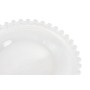 Assiette plate Home ESPRIT Transparent Verre 15,6 x 15,6 x 1,7 cm