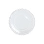 Assiette plate Home ESPRIT Transparent Verre 15,6 x 15,6 x 1,7 cm