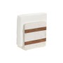 Porte-serviettes Home ESPRIT Blanc Naturel Bois d'acacia 12,7 X 7 X 12,7 CM
