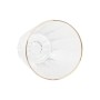 Set de Verres Home ESPRIT Transparent Doré Verre Avec relief 350 ml (6 Unités)