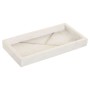 Plateau apéritif Home ESPRIT Blanc Doré 30 X 15 X 3,8 CM 30,5 X 15 X 3,8 CM