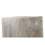 Toothbrush Holder Home ESPRIT White Brown Marble 7,5 x 7,5 x 10,5 cm