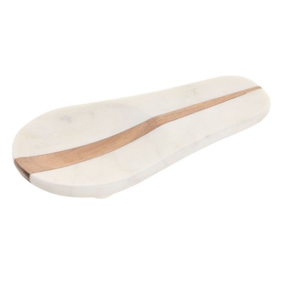 Pose-cuillères Home ESPRIT Acacia 11,5 X 23 X 1,8 CM