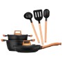 Cookware Smile MGK-23 Black Wood 7 Pieces