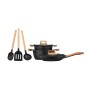 Cookware Smile MGK-23 Black Wood 7 Pieces