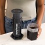 Portable Coffee Maker Aeropress XL Black Transparent Natural rubber polypropylene