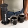 Portable Coffee Maker Aeropress XL Black Transparent Natural rubber polypropylene