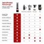 Portable Coffee Maker Aeropress XL Black Transparent Natural rubber polypropylene