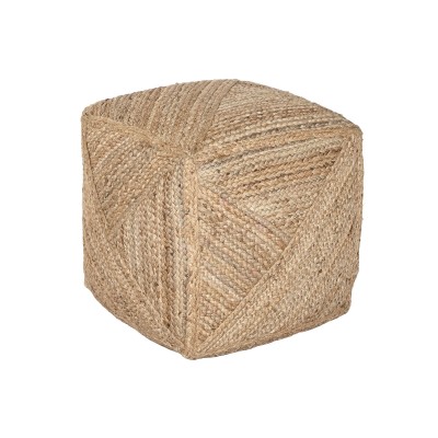 Footrest Home ESPRIT Natural 45 x 45 x 48 cm