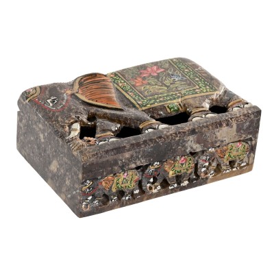 Boîte à bijoux Home ESPRIT Marron Multicouleur 15 X 10 X 5,5 CM