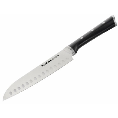 Couteau Santoku Tefal K23206 18 cm Noir Moyen Acier inoxydable