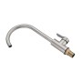 Mitigeur Fontastock Gris Acier inoxydable Céramique Alliage de Zinc Forme en C