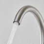 Mitigeur Fontastock Gris Acier inoxydable Céramique Alliage de Zinc Forme en C