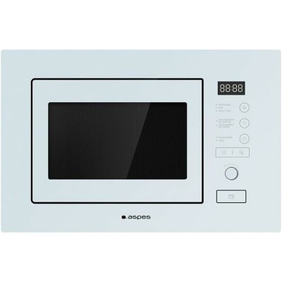 Micro-ondes avec Gril Aspes AMWI2800DGB Blanc 800 W 20 L