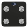 Balance Numérique de Salle de Bain JATA HBAS1155 Noir verre Verre trempé 180 kg