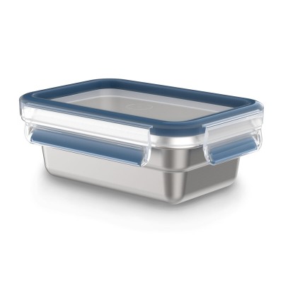 Boîte à lunch Tefal N11503 Bleu Acier inoxydable Rectangulaire 500 ml