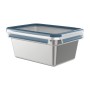 Boîte à lunch Tefal N11506 Argenté Acier inoxydable Rectangulaire 2 L