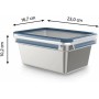 Lunch box Tefal N11506 Silver Stainless steel Rectangular 2 L