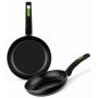 Pan Monix GREEN      26CM Black Green Wood Stainless steel Plastic Bakelite 26 cm Ø 26 cm (4 Units)