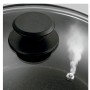Casserole with Lid Fagor VIVANT 24 NEGRA Black Aluminium 4,8 L