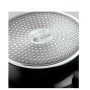 Casserole with Lid Fagor VIVANT 24 NEGRA Black Aluminium 4,8 L