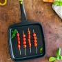 Grill pan BRA FOODIE 28X28 Stainless steel Aluminium Ø 28 cm
