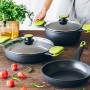 Casserole BRA FOODIE     24CM Black Ø 24 cm
