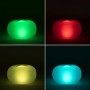Siège gonflable avec LED multicolore et télécommande InnovaGoods Blanc (Reconditionné A)