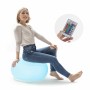 Siège gonflable avec LED multicolore et télécommande InnovaGoods Blanc (Reconditionné A)