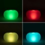 Siège gonflable avec LED multicolore et télécommande InnovaGoods Blanc (Reconditionné A)