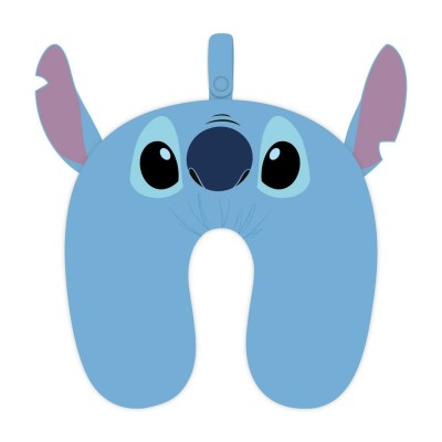 Travel pillow Stitch Blue 33 x 38 x 7 cm