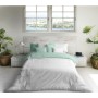 Housse de Couette Naturals FUNDA NORDICA BICOLOR REVERSIBLE Blanc Vert 200 x 200 cm Réversible