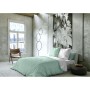 Housse de Couette Naturals FUNDA NORDICA BICOLOR REVERSIBLE Blanc Vert 200 x 200 cm Réversible