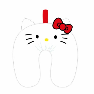 Coussin de voyage Hello Kitty Blanc 7,5 x 33 x 30 cm